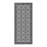 Ковер Виниловый с рисунком цементная плитка Simen 059 x 098 см серый LA REDOUTE INTERIEURS  фото, kupilegko.ru